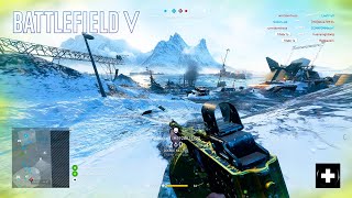 Battlefield 5 Attacking Narvik Gameplay No Commentary [upl. by Engracia]