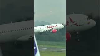 Avianca Airbus A320 TAKEOFF  Bogota [upl. by Ydnyl]