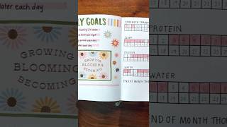 Health and Fitness Journal Flip Through bulletjournal [upl. by Enreval]