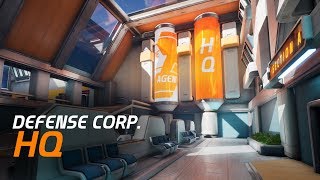 Defense Corp HQ Map  Unreal Engine 4 [upl. by Leonteen]