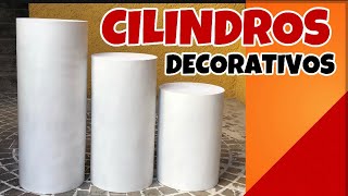 CILINDROS Decorativos para fiestas [upl. by Carrelli]