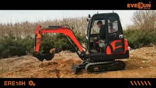 EVERUN new product release 18Ton excavator  ERE18H [upl. by Armbrecht]