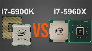 Intel i76900K vs i75960X [upl. by Letnuahc]