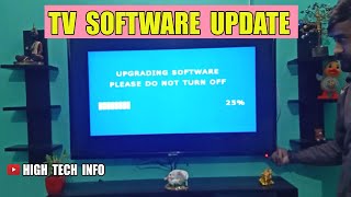 HOW TO UPDATE  UPGRADE TV SOFTWARE  TV FIRMWARE UPDATE [upl. by Nnylsia118]