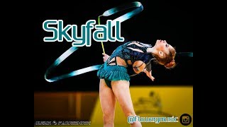 208  Skyfall music rhythmic gymnastics [upl. by Rhea]