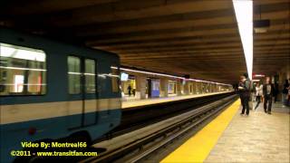 Montreal Metro Station Longueuil  Université De Sherbrooke HD [upl. by Idoux701]