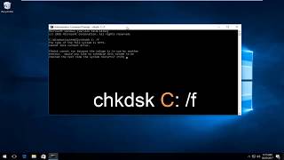 How To Run A Disk Check In Windows 10 Using The Command Prompt [upl. by Akcirderf]