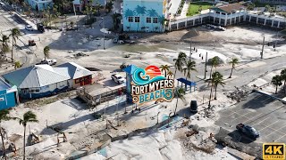 Fort Myers Beach After Hurricane Milton Today Live Cam October 10 2024 [upl. by Yrtnahc]