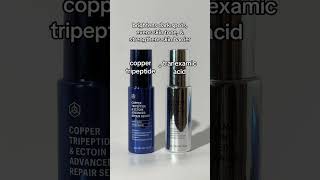 what to pair with copper tripeptide heres a quick guide 💙 alliesofskin shorts coppertripeptide [upl. by Haleelahk]