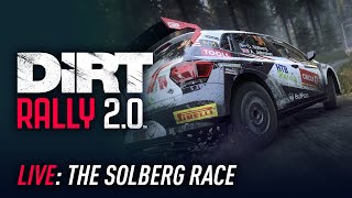 LIVE  The Solberg RACE  DiRT Rally 20 [upl. by Thgiled]