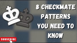 8 Checkmate Patterns You NEED To Know [upl. by Ithsav]