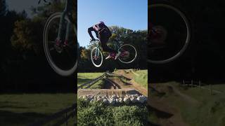 Bikepark on GRAVEL Bike😱 shorts mtb [upl. by Eahc]