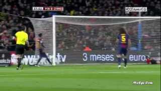 di maria vs puyol 26 2 2013 [upl. by Irmgard]