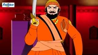 Shivaji Maharaj Marathi Animated Story  Shahiste Khanawar Halla [upl. by Emogene798]