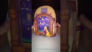 Tangled Loungefly LF Lovers Exclusive loungefly disney tangled lenticular minibackpack bag [upl. by Johny]