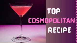 Cosmopolitan drink by Just Manuel Cocktails [upl. by Naashom]