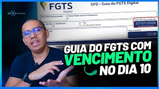 A guia mensal do FGTS Digital está com a data de vencimento errada Entenda [upl. by Domash]