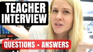 ULTIMATE Teacher Interview Questions And Answers Guide [upl. by Ellirehs740]