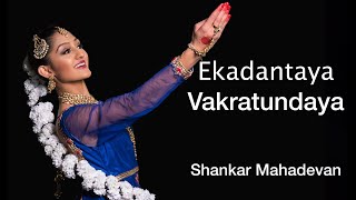 Ekadantaya Vakratundaya Song By Shankar Mahadevan Riya Vasa [upl. by Novyad186]