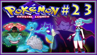 We beat Leon A so next we take on Clair B  Lets Play Pokemon Crystal Legacy  Part 23 [upl. by Lurlene]