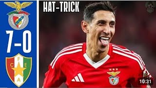 Benfica vs Estrela Amadora 70 Highlights and All Goals  Angel Di Maria [upl. by Gardia]