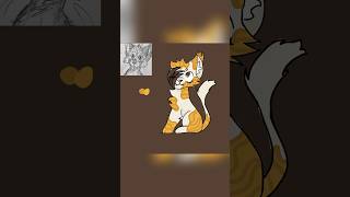 Bright’Heart speed paint read desc warriorcats warriors art drawing [upl. by Talya]