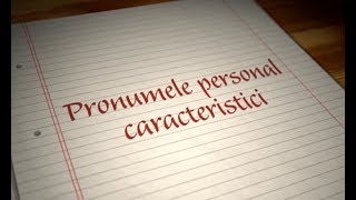 Pronumele personal ExamenulTauro [upl. by Angil]