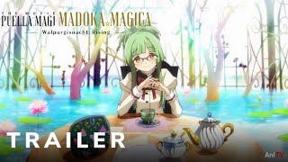 Puella Magi Madoka Magica  Walpurgisnacht Rising  Official Trailer  AniTV [upl. by Repsag]