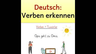 Verben erkennen  Grundschule [upl. by Eenimod]