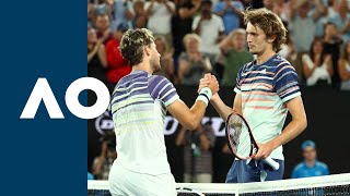 Dominic Thiem vs Alexander Zverev  Extended Highlights SF  Australian Open 2020 [upl. by Eillim]