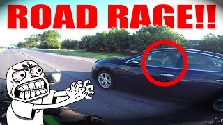 Crazy Road Rage with Motorcycle  MotoVlog Ep 37 [upl. by Nemrac60]