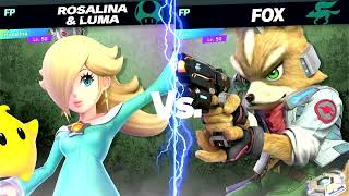 Super Smash Bros Ultimate Amiibo Fights Request 26266 Rosalina vs Fox [upl. by Aihtnic434]