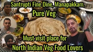 Lunch at Santrupti Fine Dine Manapakkam chennai food travel eat explore youtube vlog [upl. by Polivy]