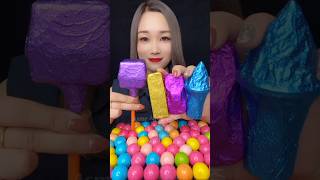 ASMR ‎AsmrWD 신기한물먹방 candy eat lips 물먹방아이스크림 575 [upl. by Woll984]