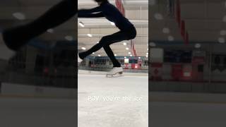 POV your the ice iceskating figureskate figureskater figureskatinglife skating sports cream [upl. by Truda781]