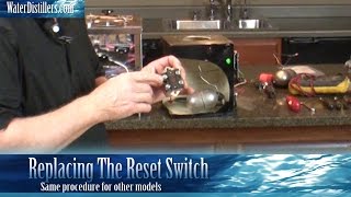 How To Replace A Thermal Reset Switch On A Water Distiller [upl. by Animlehliw974]