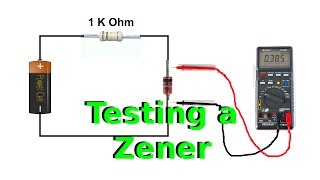 How to Test the Voltage of a Zener Diode [upl. by Eirahcaz]