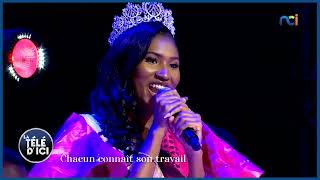 Saran Bah Miss world Guinée 2021 interprète une chanson de Beyoncé sur NCI [upl. by Deer191]