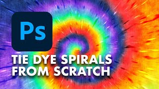 How To Make Tie Dye From Scratch in Photoshop [upl. by Lemar946]