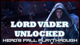 LORD VADER Unlocked  Tiers 13 Playthrough  Star Wars Galaxy of Heroes [upl. by Aysan]