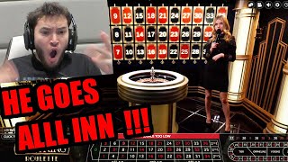 AdinRoss Goes ALL IN  Lightning Roulette amp BlackJack [upl. by Ennaul]