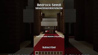 This Minecraft Bedrock Seed Has 4 Structures Right Next To Each Other [upl. by Sparhawk]