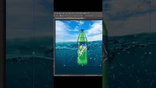 How to manipulate on Sprite bottle and water in Photoshop Part 01 photoshoptutorial [upl. by Eibbor327]