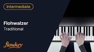 Flohwalzer  Traditional Piano Tutorial [upl. by Fiske688]