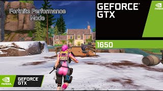 Fortnite on GTX 1650 4GB  1080p Performance Mode [upl. by Alemat]