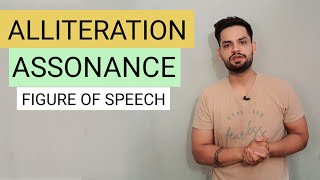 Alliteration Assonance FIGURE of speech English Literature [upl. by Aslehc480]