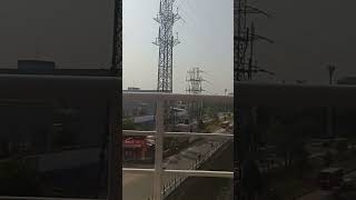 View from ahmedabad metro thaltej viralvideo automobile travel train metro ahmedabad [upl. by Willa892]