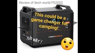 Itech World PS 2000 Power bank review [upl. by Airitak]