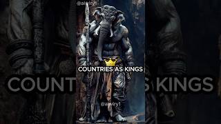 COUNTRIES AS KINGS shorts [upl. by Aes615]