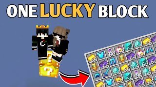 Minecraft But Its Oneblock LUCKYBLOCK 😰 [upl. by Hines836]